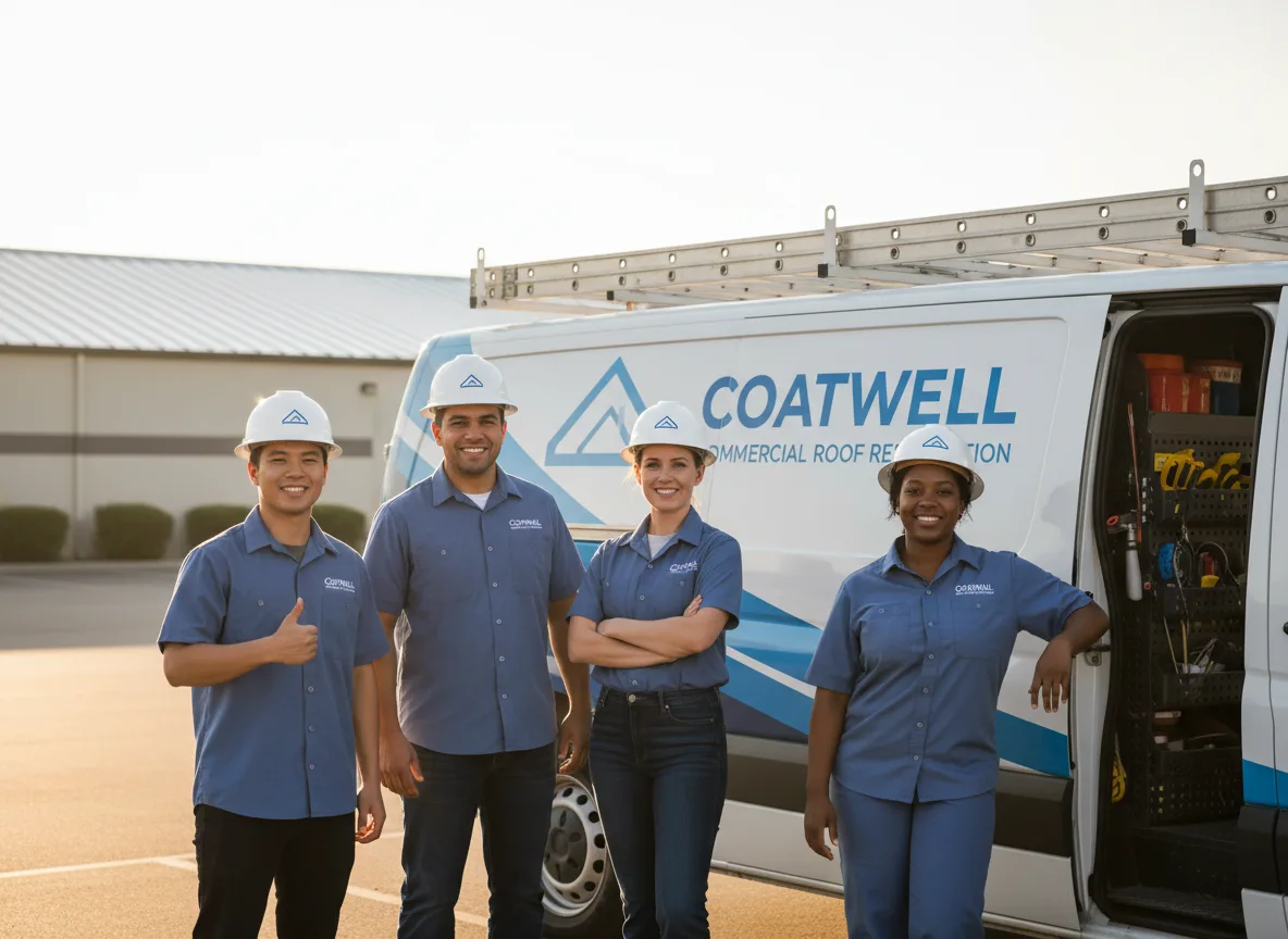 Commercial roof coating company in Hampton, IA
